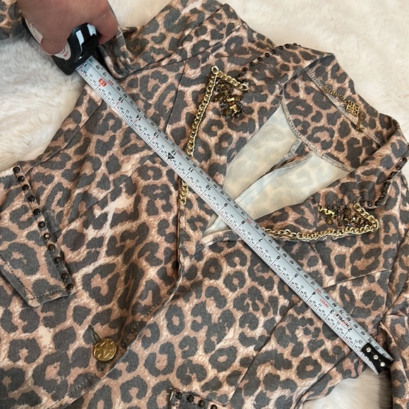Leopard blazer / women - Picture 16 of 16